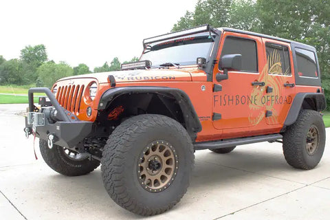 Fishbone Offroad FB31117 - Jeep JK Inner Fender Accent Plate 07-18 Wrangler