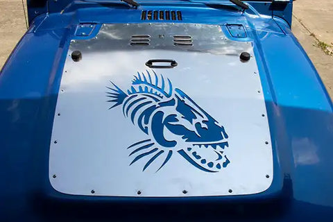 Fishbone Offroad FB31124 - Jeep TJ Hood Louver Raw Unpainted 97-02 Wrangler