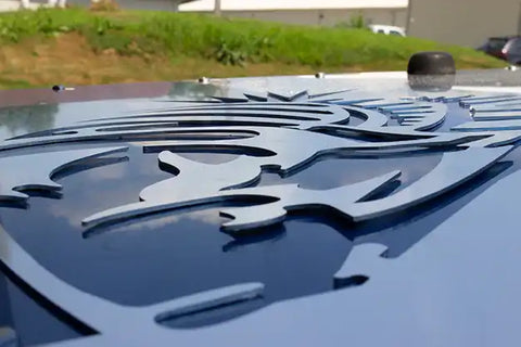 Fishbone Offroad FB31131 - Jeep TJ Hood Louver 97-02 Wrangler Black