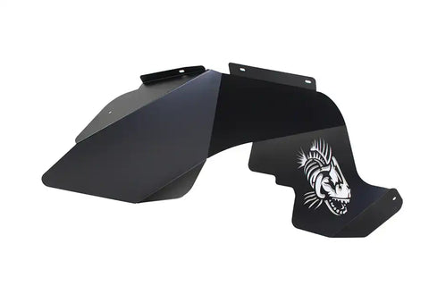 Fishbone Offroad FB33073 - Jeep JK Logo Aluminum Inner Fenders 07-18 Wrangler Black Powdercoat