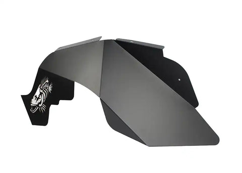 Fishbone Offroad FB33073 - Jeep JK Logo Aluminum Inner Fenders 07-18 Wrangler Black Powdercoat
