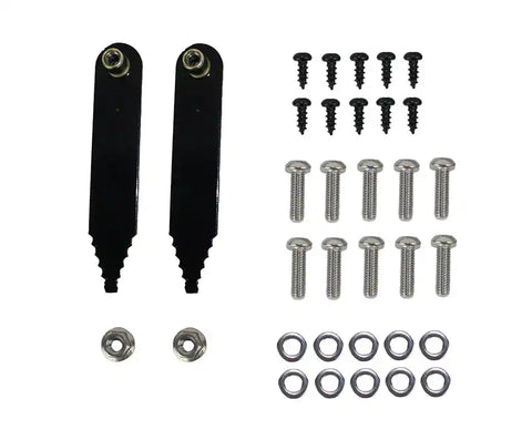 Fishbone Offroad FB33073 - Jeep JK Logo Aluminum Inner Fenders 07-18 Wrangler Black Powdercoat