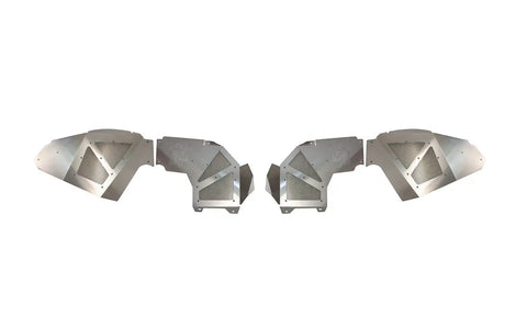 Fishbone Offroad FB33108F - Jeep JL Inner Fenders For 18-Current Wrangler JL, 2020-Current JT Gladiator Front Pair Aluminum Raw