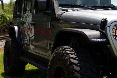Fishbone Offroad FB33195R - Wrangler Rear Fenders Elite Aluminum For 18-Pres JL