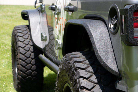 Fishbone Offroad FB33195R - Wrangler Rear Fenders Elite Aluminum For 18-Pres JL