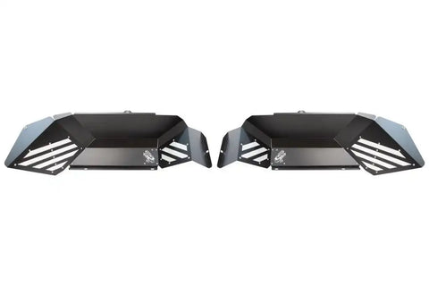 Fishbone Offroad FB33211R - Gladiator Rear JT Black Aluminum Inner Fenders For 2020 Pres