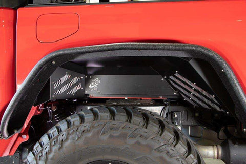 Fishbone Offroad FB33211R - Gladiator Rear JT Black Aluminum Inner Fenders For 2020 Pres