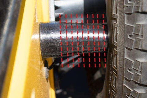 Fishbone Offroad FB47169 - Jeep JK Tailgate Bump Stop 07-18 Wrangler Black