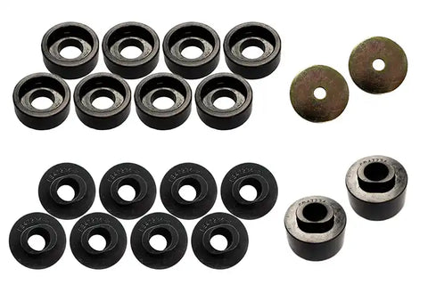 Fishbone Offroad FB47234 - F-250 Body Mount Kit 08-18 Black Poyurethane