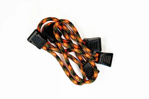 Fishbone Offroad FB51279-J - Paracord Zipper Pulls 5 Pcs Orange Camo