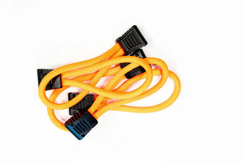 Fishbone Offroad FB51279-N - Paracord Zipper Pulls 5 Pcs Neon Orange