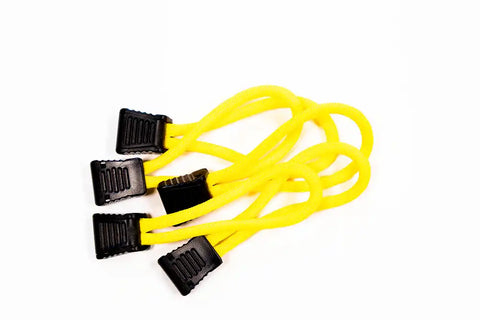 Fishbone Offroad FB51279-Y - Paracord Zipper Pulls 5 Pcs Yellow