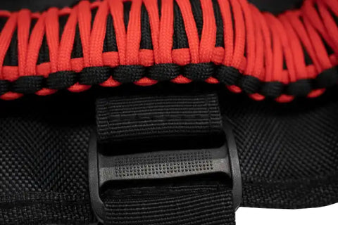 Fishbone Offroad FB55280 - Paracord Grab Handles w/Three Straps Red