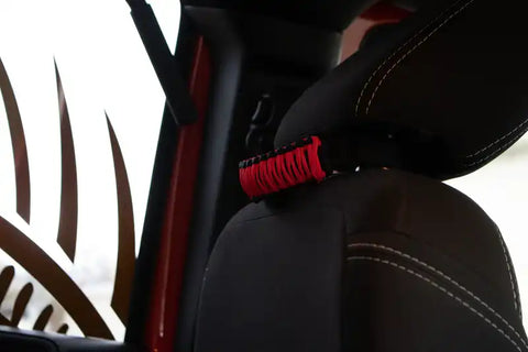 Fishbone Offroad FB55282 - Head Rest Paracord Grab Handles Red