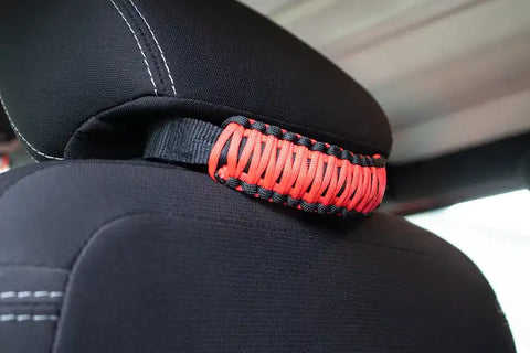 Fishbone Offroad FB55282 - Head Rest Paracord Grab Handles Red