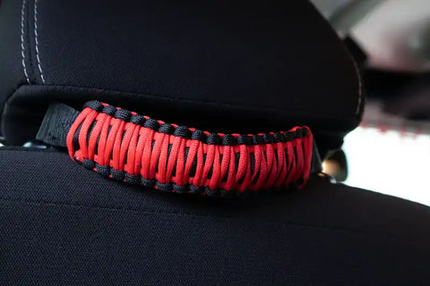 Fishbone Offroad FB55282 - Head Rest Paracord Grab Handles Red