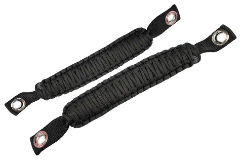 Fishbone Offroad FB55283 - Paracord Grab Handles for A Pillar Sound Bar 07-18 Wrangler JK Black