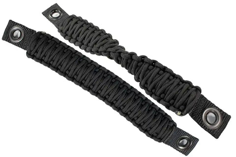Fishbone Offroad FB55285 - Wrangler Paracord Door Handles Black for 97-06 Jeep