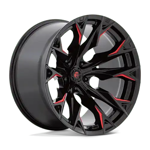 D823 22X12 5X5.0 G-BLK MILL C-RED -44MM