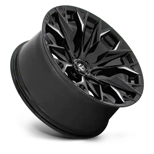 D803 22X10 6X135 G-BLK-MILL -18MM