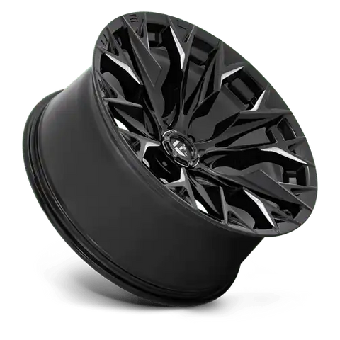 D803 22X10 6X135 G-BLK-MILL -18MM