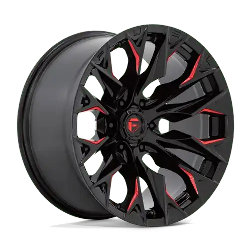 D823 24X12 5X5.0 G-BLK MILL C-RED -44MM