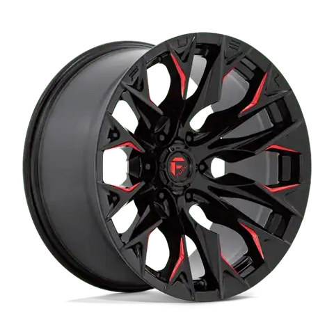 D823 20X10 6X5.5 G-BLK MILL C-RED -18MM