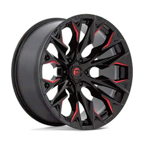 D823 22X10 6X135 G-BLK MILL C-RED -18MM
