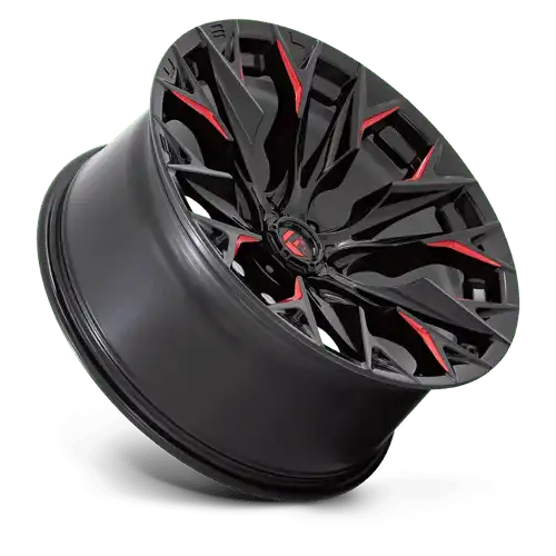 D823 22X10 6X135 G-BLK MILL C-RED -18MM