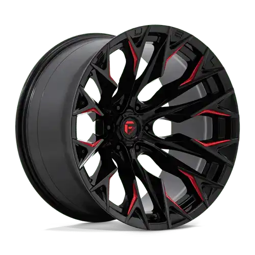 D823 22X12 6X5.5 G-BLK MILL C-RED -44MM