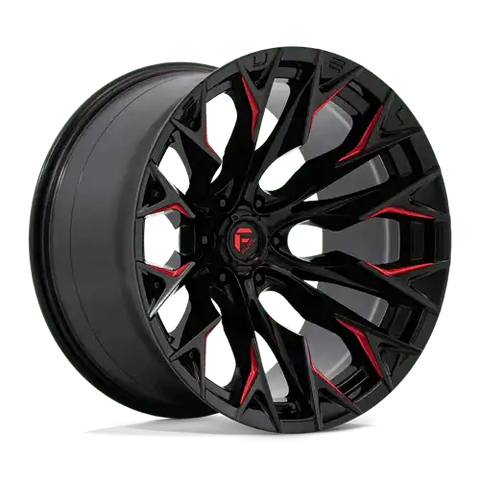 D823 22X12 6X5.5 G-BLK MILL C-RED -44MM