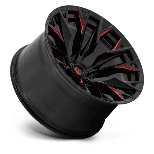D823 22X12 6X5.5 G-BLK MILL C-RED -44MM