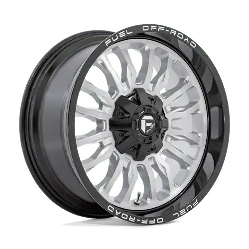 D798 22X10 8X6.5 SLVR-BRSH BLK-LP -18MM
