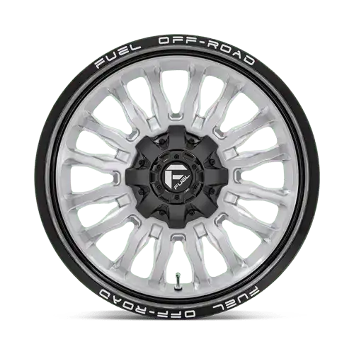 D798 22X10 8X180 SLVR-BRSH BLK-LP -18MM