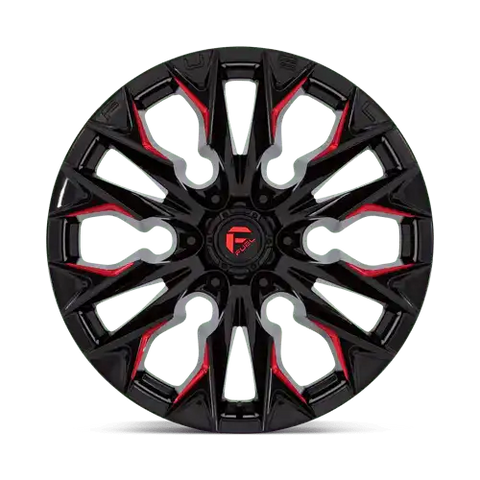 D823 20X9 6X135 G-BLK MILL C-RED 1MM