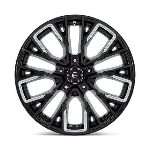 D849 20X10 5X5.0 G-BLK-MILL -18MM