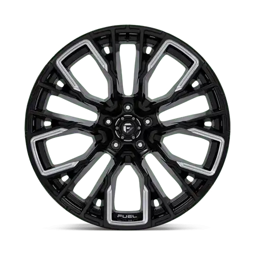 D849 22X12 5X5.0 G-BLK-MILL -44MM