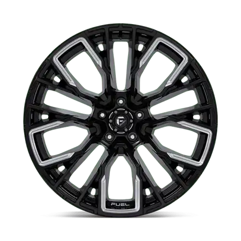 D849 22X12 5X5.5 G-BLK-MILL -44MM