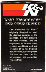 K&N HP-2006 Oil Filter