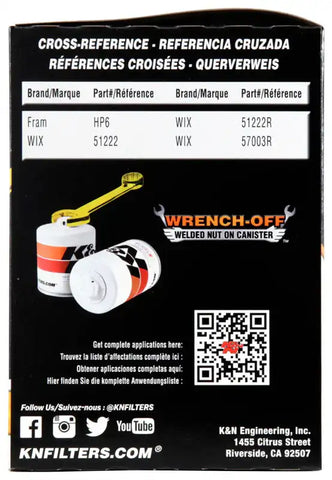 K&N HP-5001 Oil Filter
