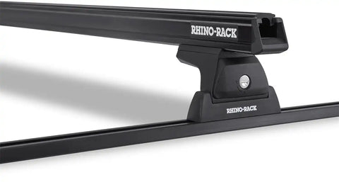 Rhino-Rack JA8721 Heavy Duty RLT600 Trackmount Black 2 Bar Roof Rack