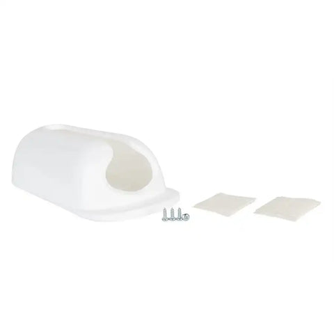 Camco 57061 Plastic Bag Storage Pop-A-Bag For Storage and Dispensing Trash Bags or Grocery Bags Screw In Mount or Double Sided Tape Mount
