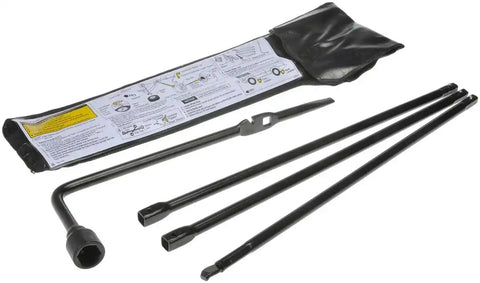 Dorman 926-000 Spare Tire Tool Kit OE Solutions ™ OE Replacement With 1 Lug Wrench/ 1 Jack Arm/ 2 Extension Arms/ 1 Tool Kit Sleeve