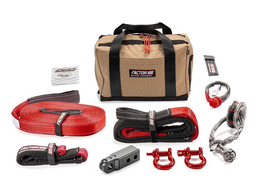 Factor 55 00475-04-MEDIUM Vehicle Recovery Kit Sawtooth Includes 1 Black HitchLink 