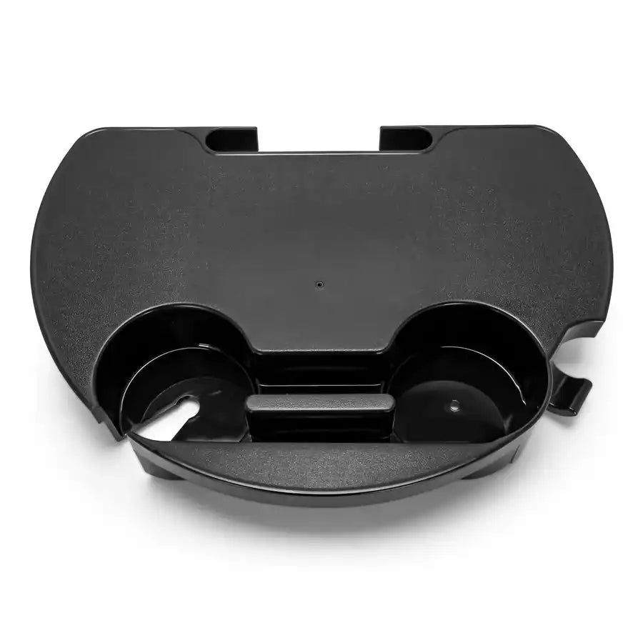 Camco 51834 Chair Side Tray Fits Zero Gravity Recliners With 2 Cup Holders Black Polypropylene With UV Protection