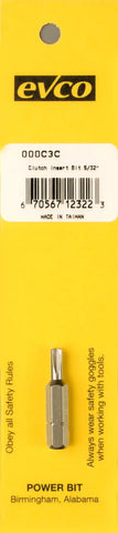 AP Products 009-000C3C Screw Bit 5/32-G Point Size/ 1/4 Inch x 1-1/4 Inch Bit Size 