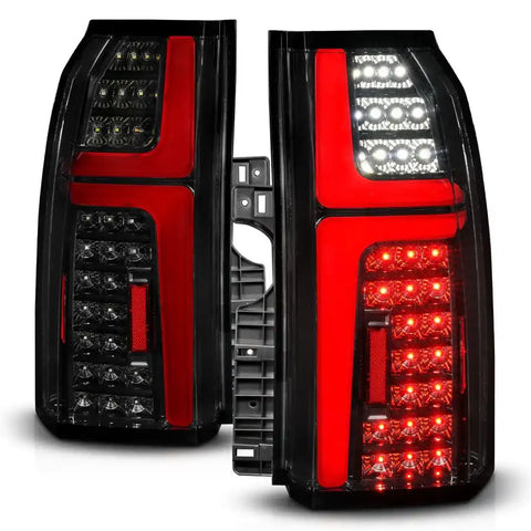 ANZO USA 311468 Tail Light Assembly LED Smoke Lens Black Housing Red Brake Light/