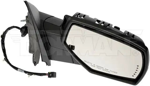 Dorman 959-217 Exterior Mirror Cover OE Solutions ™ OE Replacement Full Cover Matte Black Plastic Power Heated Foldaway With Turn Signal