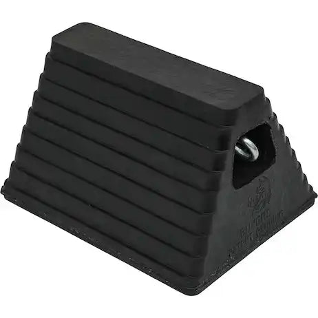 Buyers Products WC6810L Wheel Chock Black Rubber Single 6 Inch Height