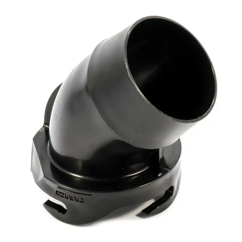 Camco 39403 Sewer Hose Connector For Connecting Sewer Hose to RV 45 Degree Adapter Black Skinpack